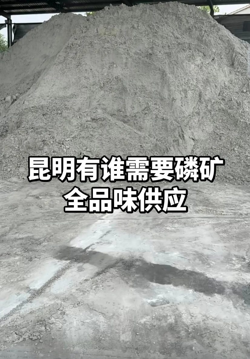 昆明附近磷矿全品位供应 - 现场矿样实拍照片
