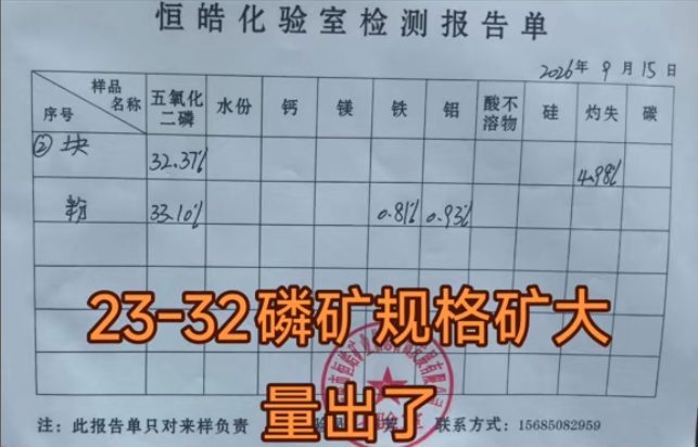 贵州磷矿石供应，17~23品位 - 现场矿样实拍照片